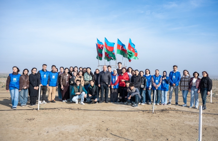 Payız əkin mövsümünün növbəti ağacəkmə aksiyası keçirilib