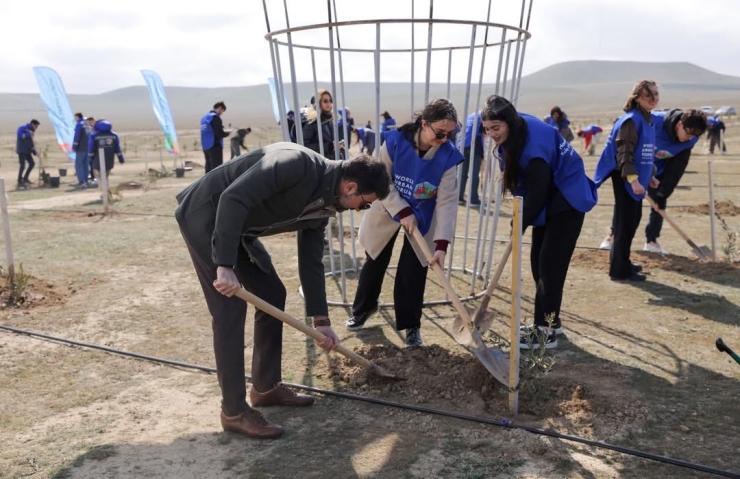 WUF13 çərçivəsində ağacəkmə aksiyası keçirilib