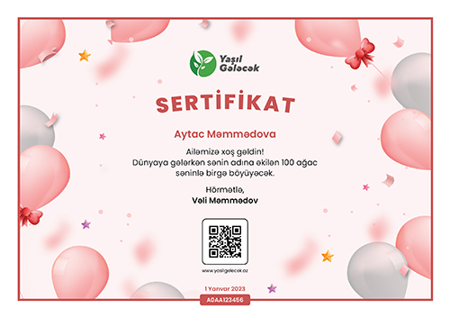 Yeni dünyaya gələn körpə (qız)