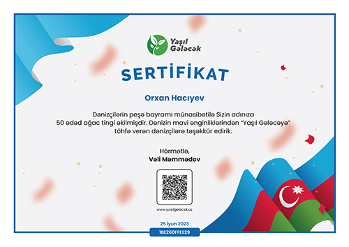 25 iyun - “Dənizçi günü” peşə bayramı günü