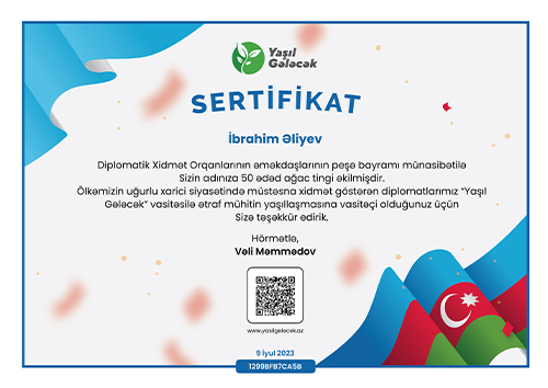 9 iyul - Diplomatik Xidmət Orqanlarının peşə bayramı günü