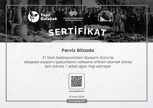 31 mart - Azərbaycanlıların Soyqırımı Günü