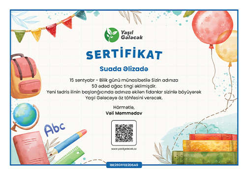 15 sentyabr- Bilik günü