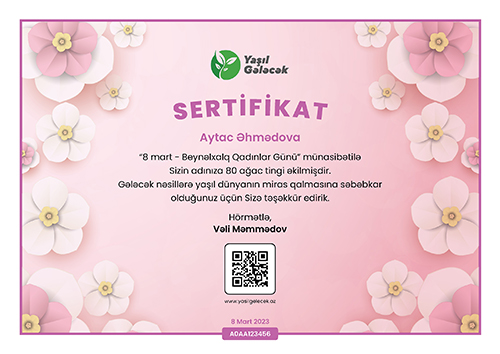 8 mart - Beynəlxalq Qadınlar Günü